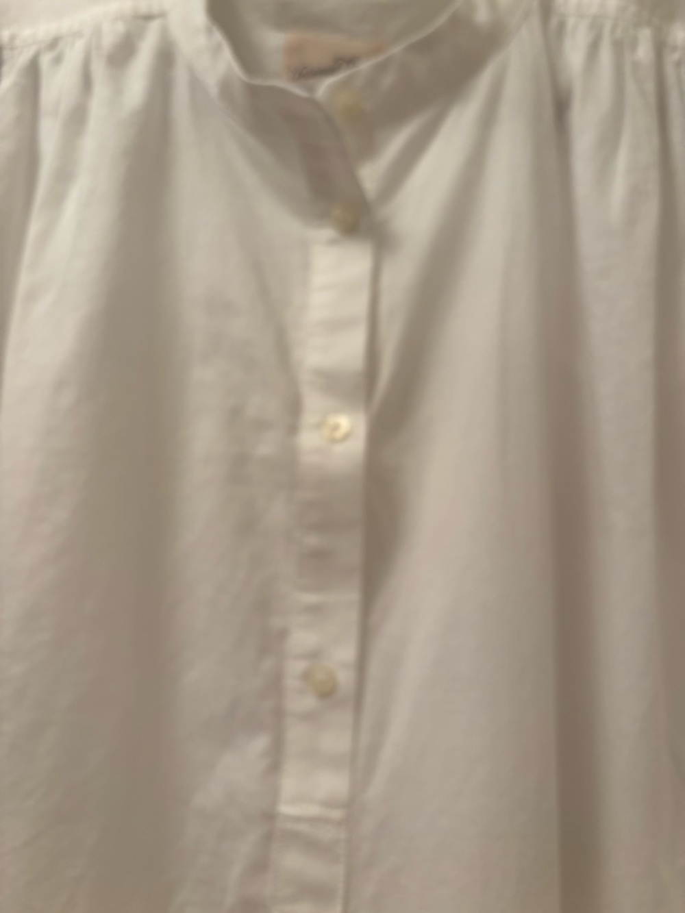 Universal Thread White Button-Up Collared Shirt - Picture 3 of 6